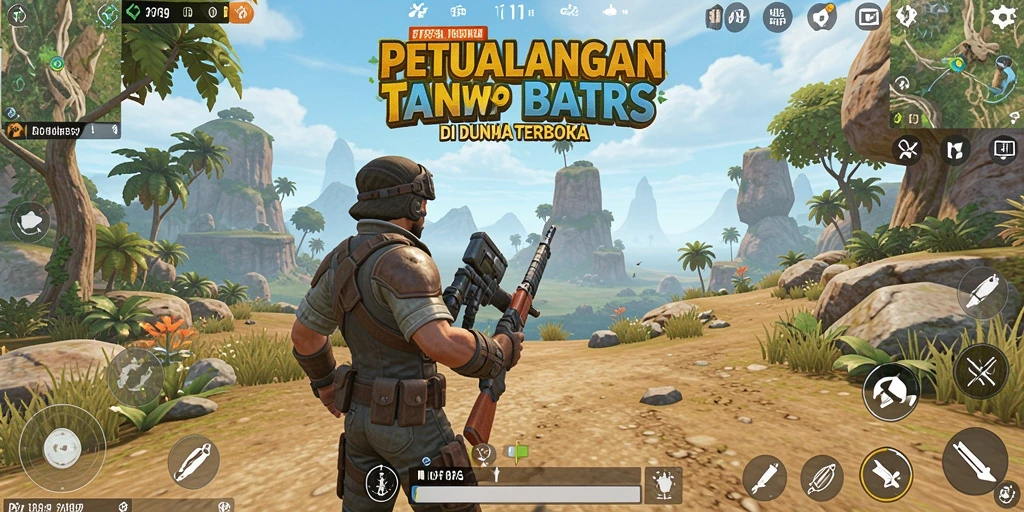 Tangkapan layar utama 2739 menampilkan petualangan seru di dunia terbuka.