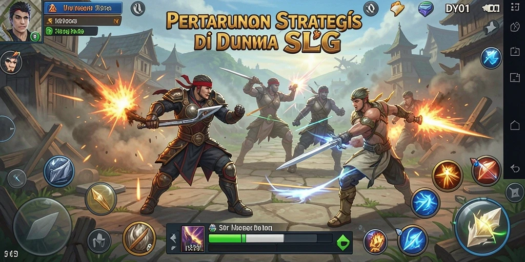 Tampilkan gameplay strategis dan pertempuran dinamis di DY01.