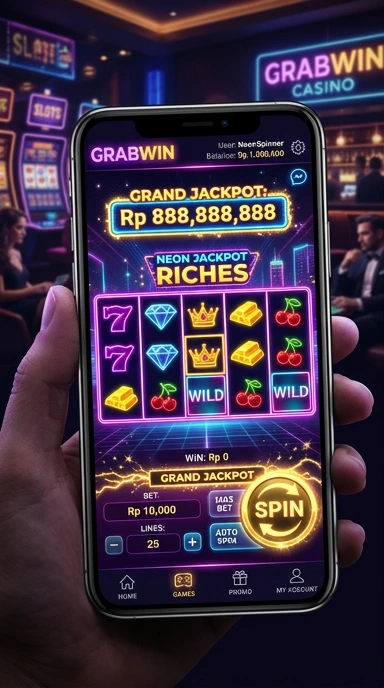 Proses unduh aplikasi di grabwin yang cepat dan efisien.